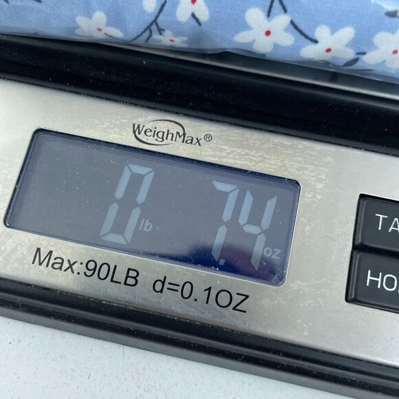 Mario Serrani Womens Blue Floral Print 3/4 Sleeve Blouse XXL NWT 2443 - Picture 9 of 9